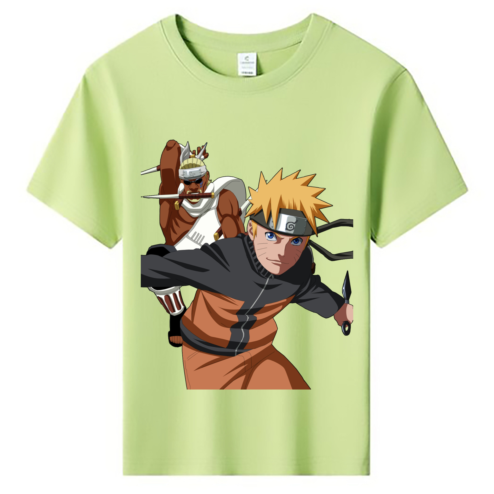 （画像用） NARUTO -ナルト- うずまき ナルト Uzumaki Naruto 綿100％キッズTシャツ（フロントプリント）